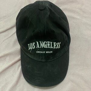 Los Angeless Vintage Made Black Baseball Cap